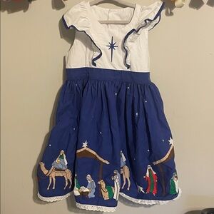 Eleanor Rose 8-10 girls Bethlehem theme dress